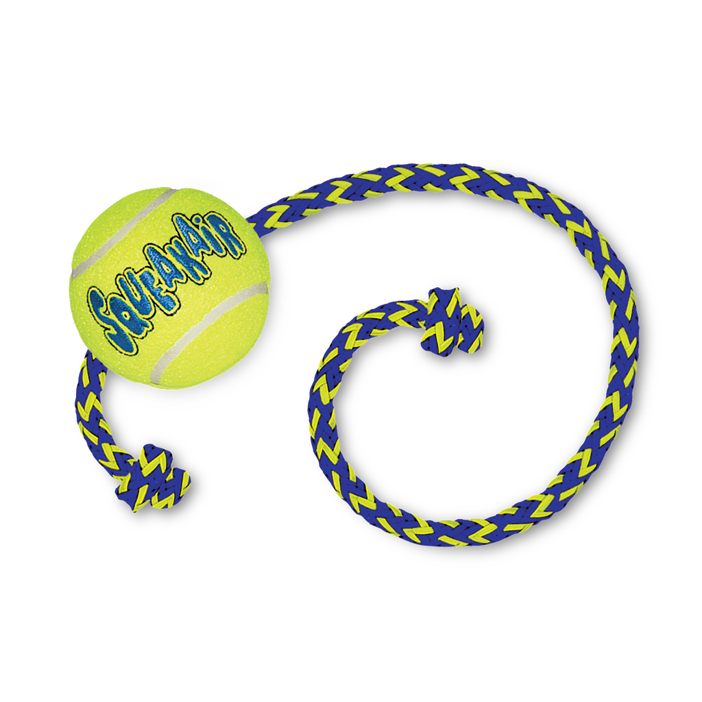 Kong Squeakair pelota con lazo