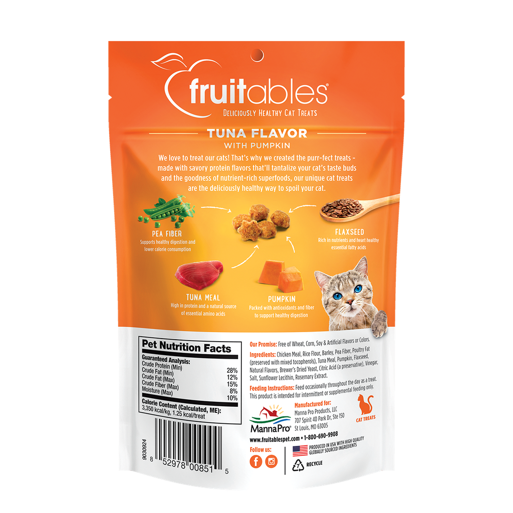 Fruitable Treats Para Gato (atún con calabaza)