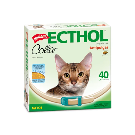 Ecthol collar antipulgas para Gato