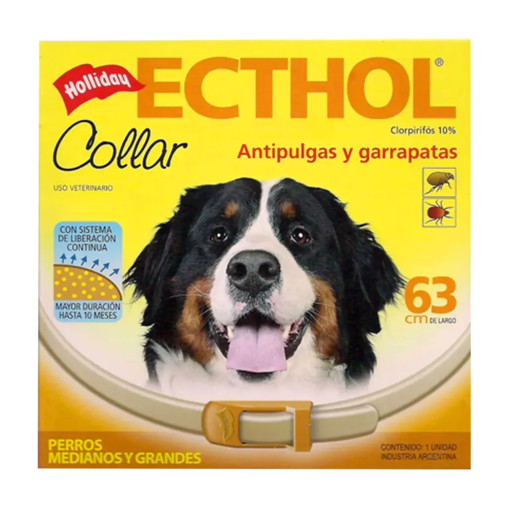 Ecthol Collar Antipulgas para Perro 63cm