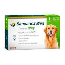 Simparica pastilla antipulgas para perros de 20 a 40kg