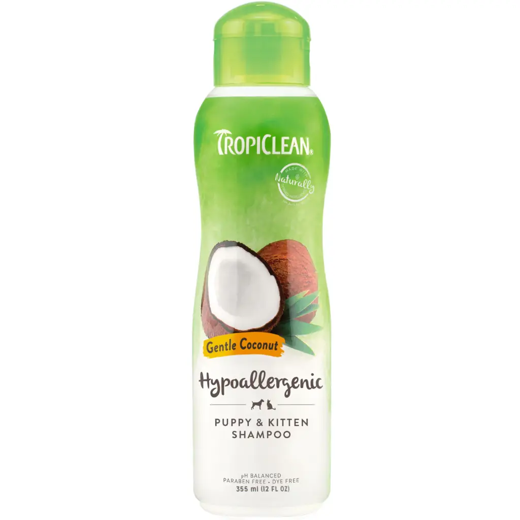 Tropiclean Shampoo Hypoallergenic para Cachorros y Gatitos
