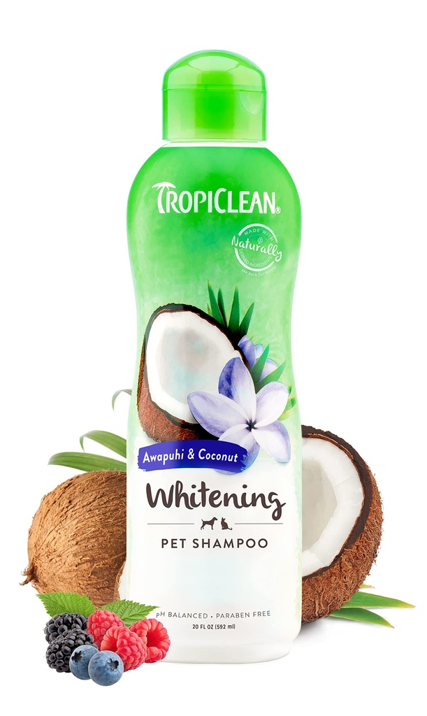 Tropiclean Shampoo Awapuhi y Coconut (Whitening)