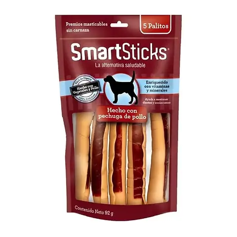 Smart sticks bolsa de 5 palitos (sabor a pollo)