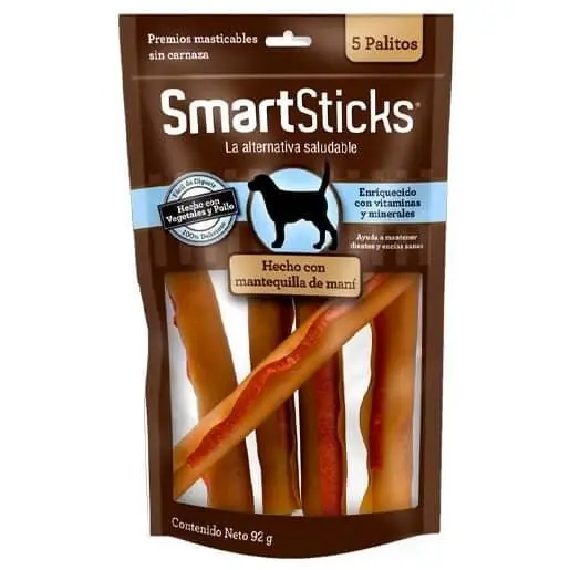 Smart sticks bolsa de 5 palitos (sabor a mantequilla de mani)