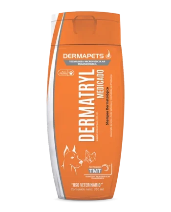 Dermatryl medicado shampoo dermatológico para mascotas