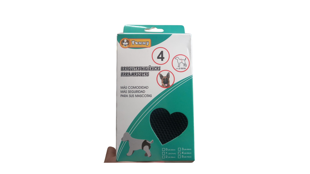 Yommy Braguitas para Mascota Talla 4