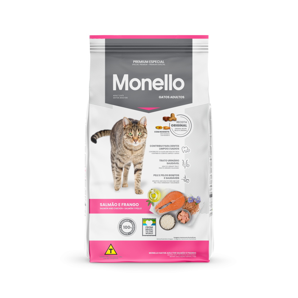 Monello Concentrado para Gato (Salmón y Pollo) 7kg