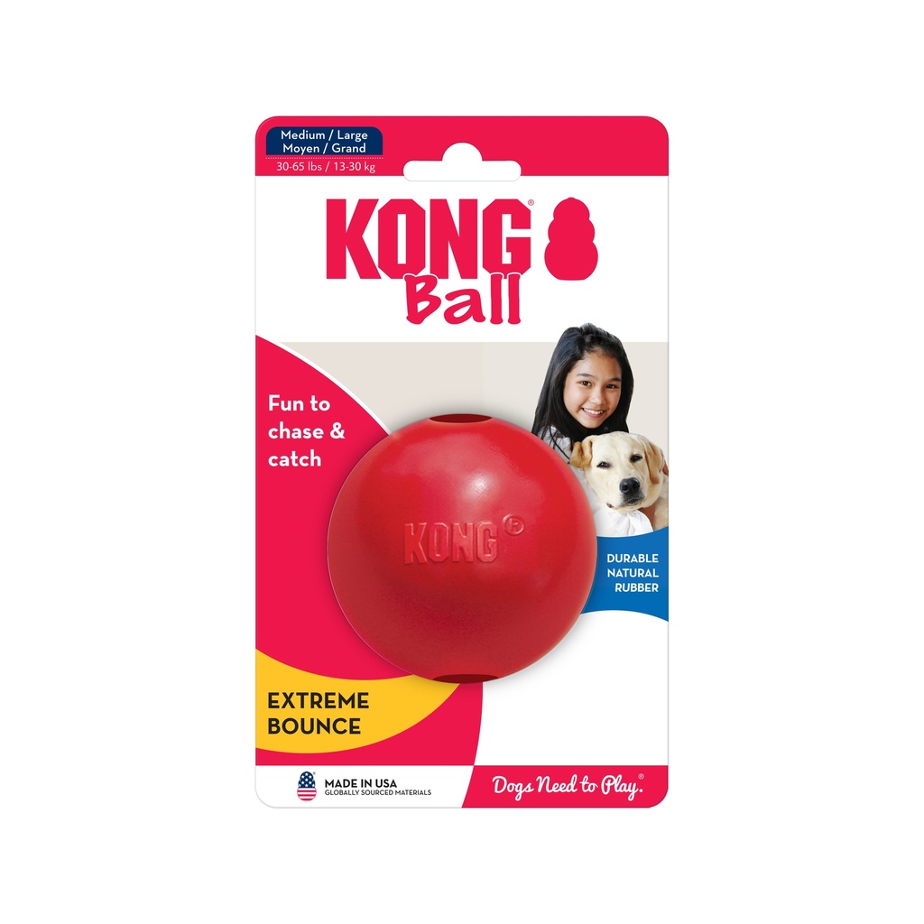 Kong Ball Medium/Large Roja