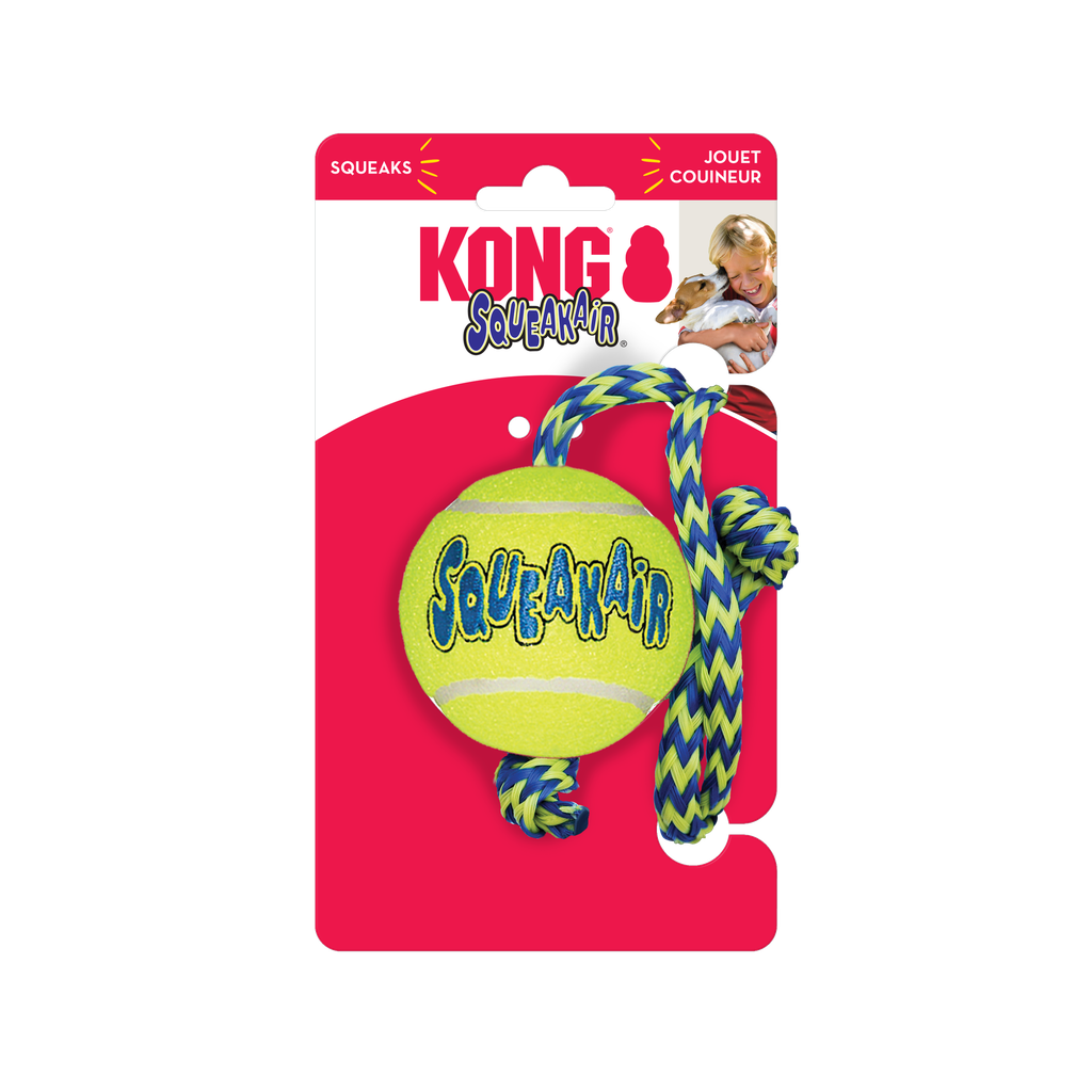 Kong Squeakair Pelota con Lazo