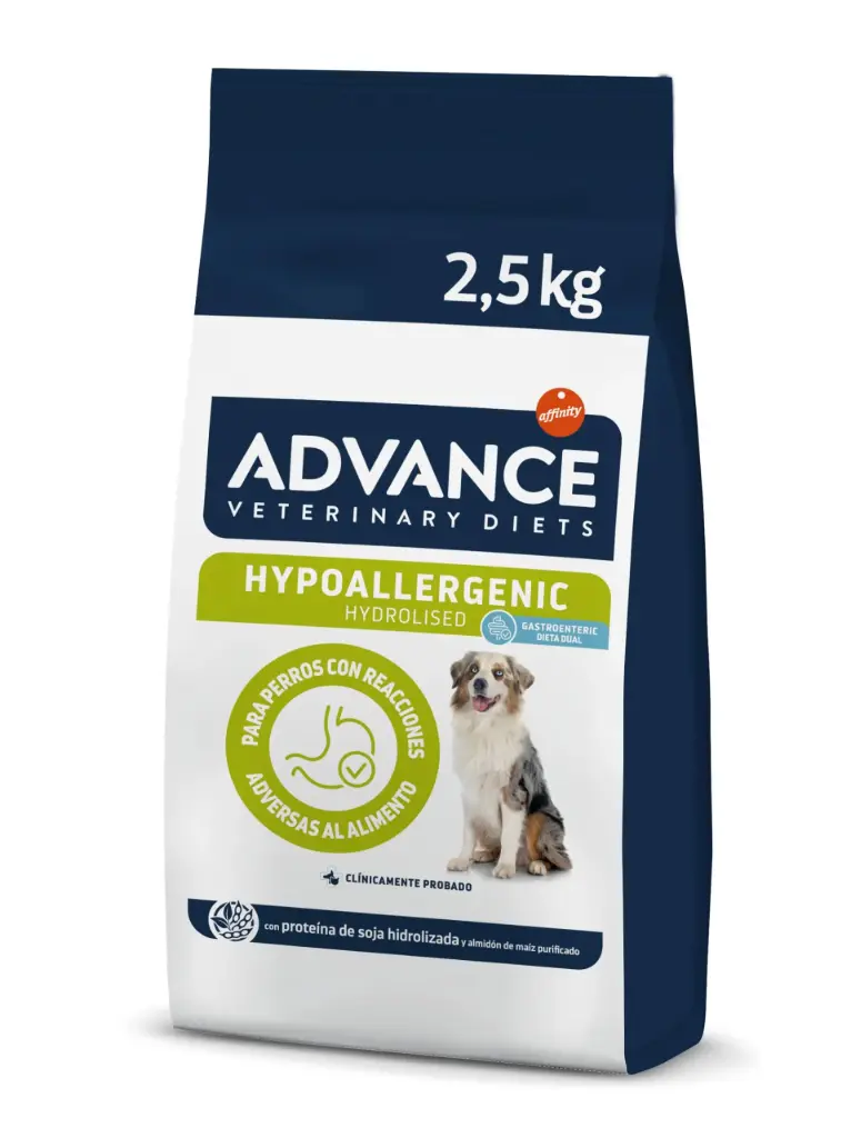 Advance concentrado para perro (Hypoallergenic/gastroenteric) 2.5kg