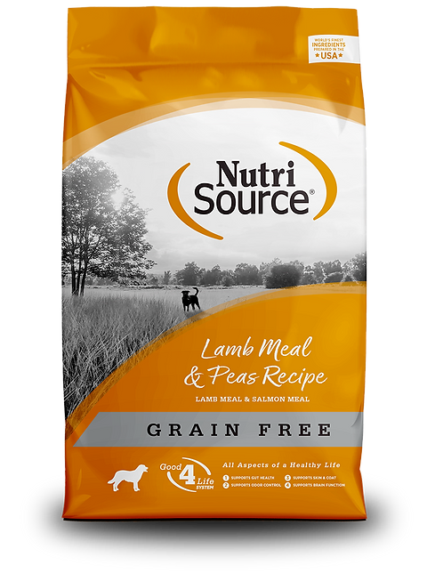 NutriSource Grain Free (Lamb Meal & Peas Recipe) 12lb