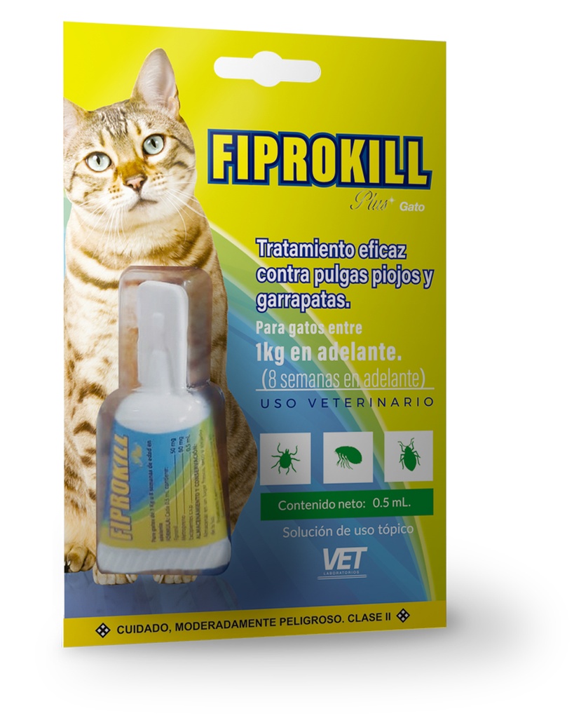 Fiprokill Pipeta Antipulgas para Gato
