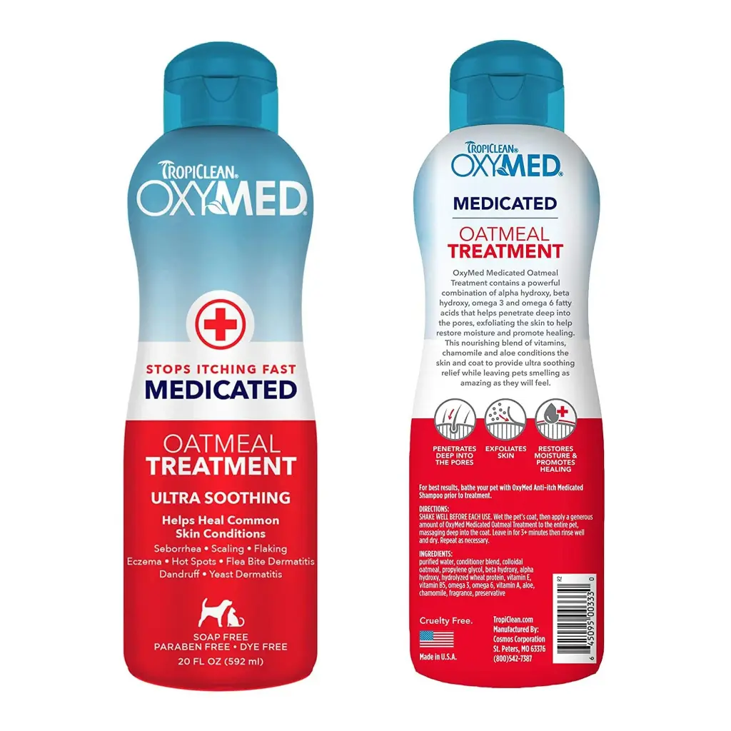 Tropiclean Oxymed Shampoo Medicated 592ml