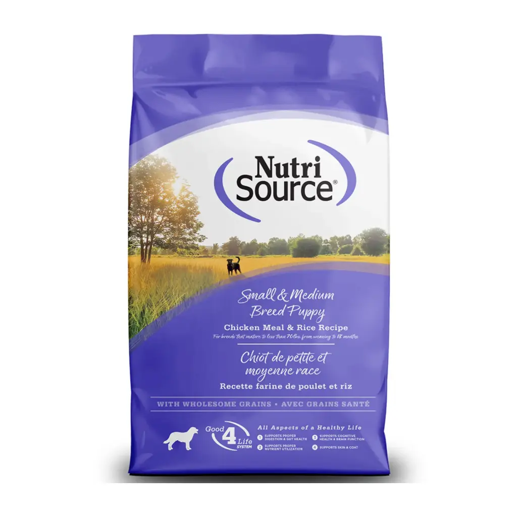 NutriSource (Small & Medium Breed Puppy Chicken & Rice) 4lb