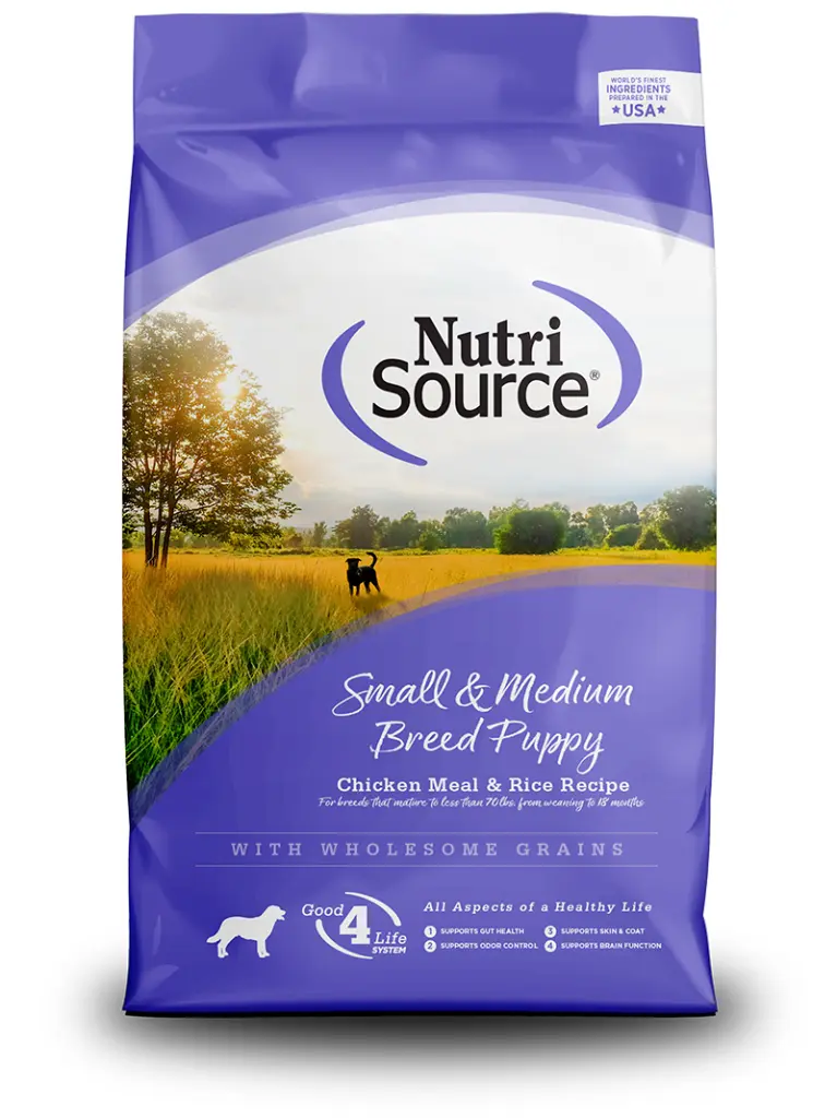 NutriSource (Small & Medium Breed Puppy Chicken & Rice) 4lb