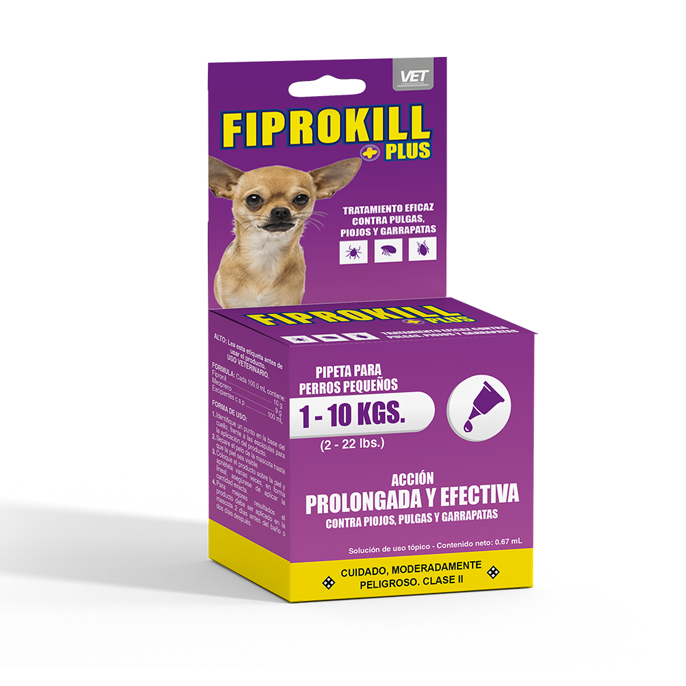 Fiprokill Pipeta para Perro 1-10kg