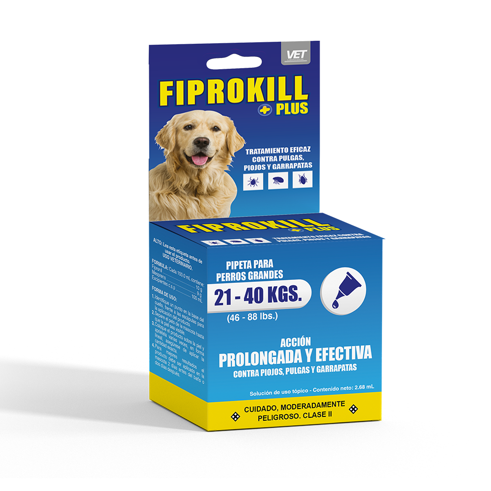 Fiprokill Pipeta para Perro 21-40kg