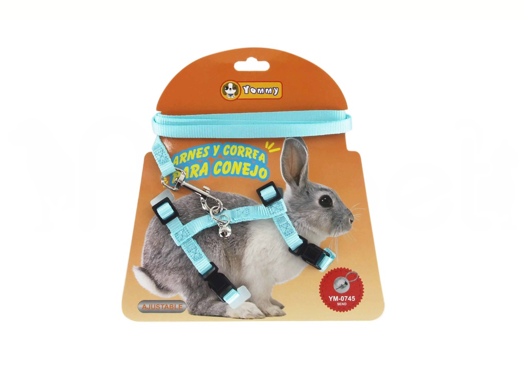 Yommy Arnés con Correa para Conejo/Hamster