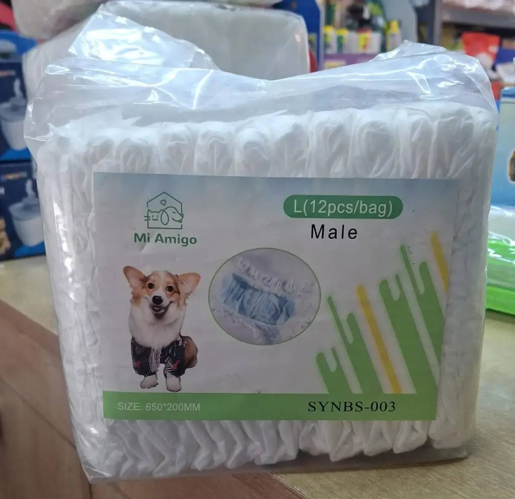 Pañales para macho talla L (12pcs)
