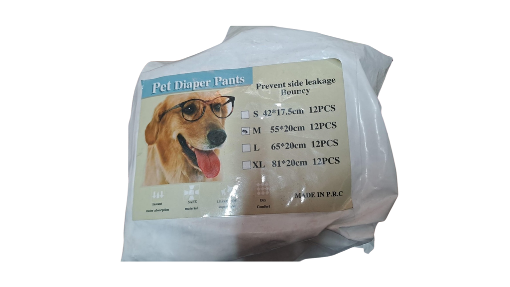Pañales Talla M para Macho Pet Diapers Pants