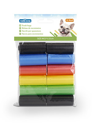Nobleza Bolsitas para Desechos/heces💩 12 Rollos