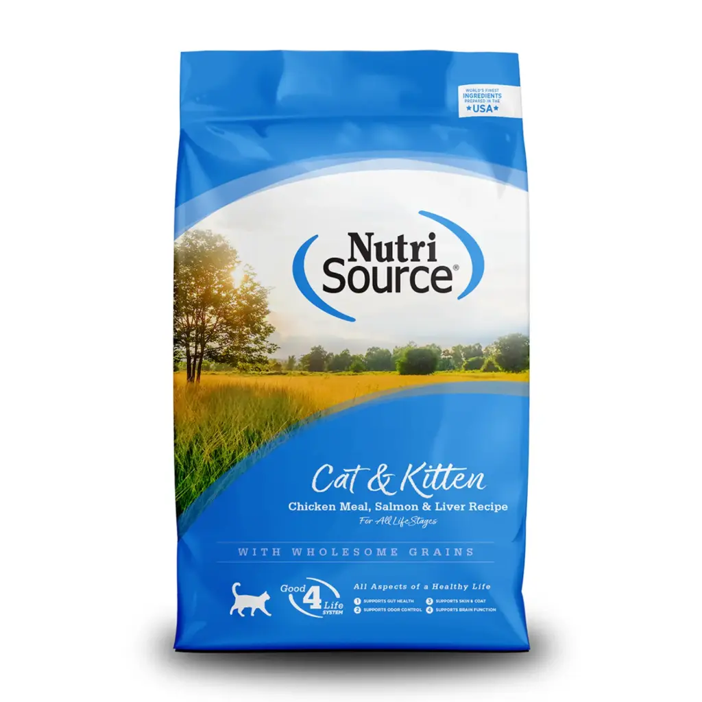 NutriSource Cat & Kitten (Chicken Meal, Salmon & Liver) 4lb