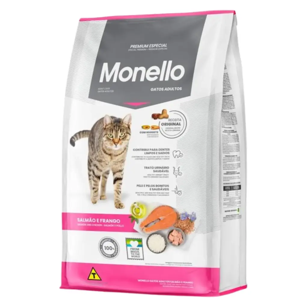 Monello Concentrado para Gato (Salmón y Pollo) 1kg