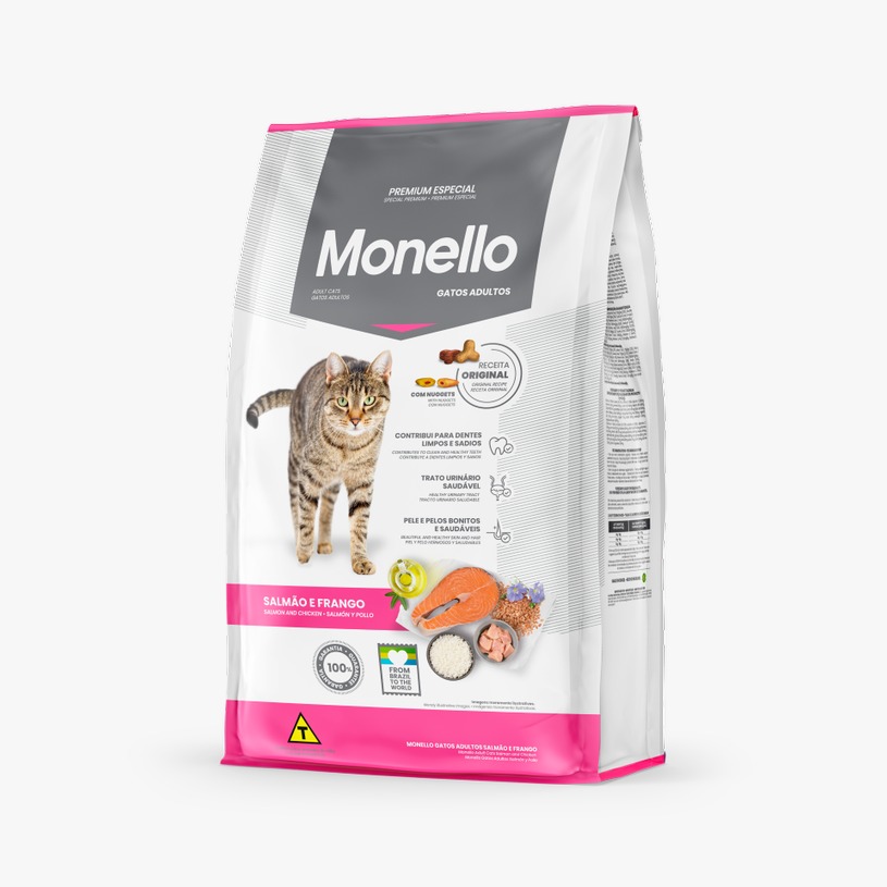 Monello Concentrado para Gato (Salmón y Pollo) 1kg