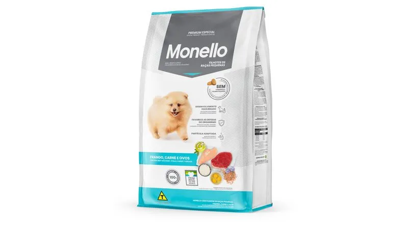 Monello Concentrado Premium para Cachorro de Raza pequeña 1kg