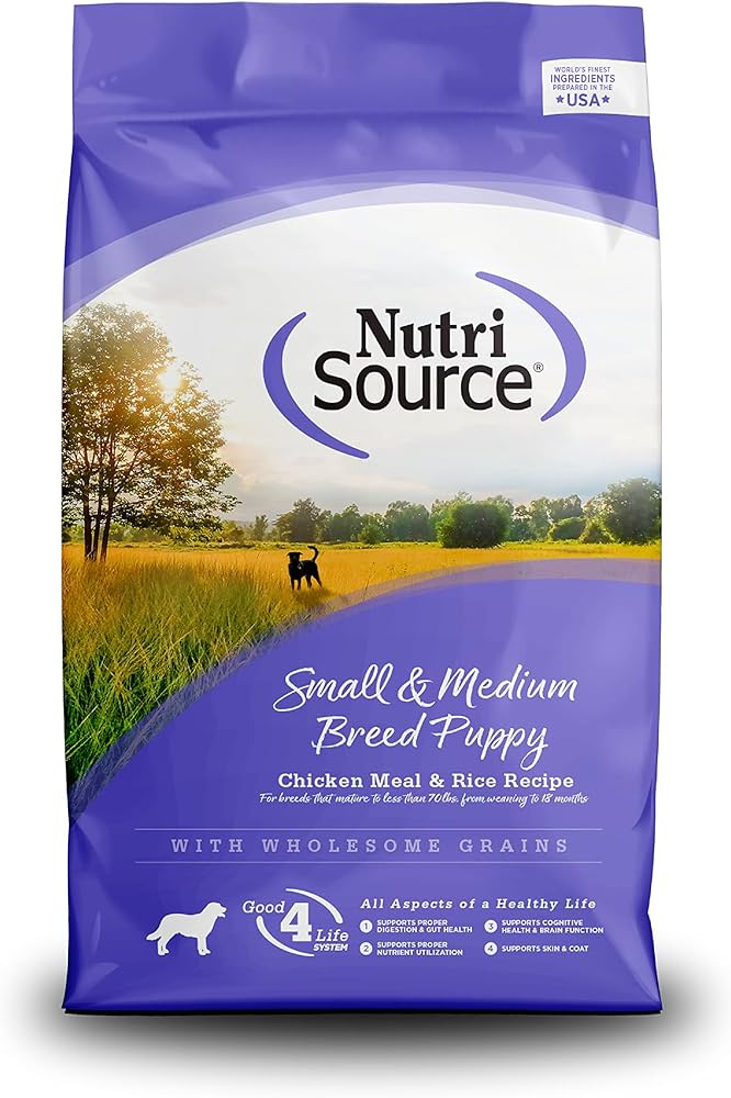 NutriSource (Small & Medium Breed Puppy Chicken & Rice) 12lb