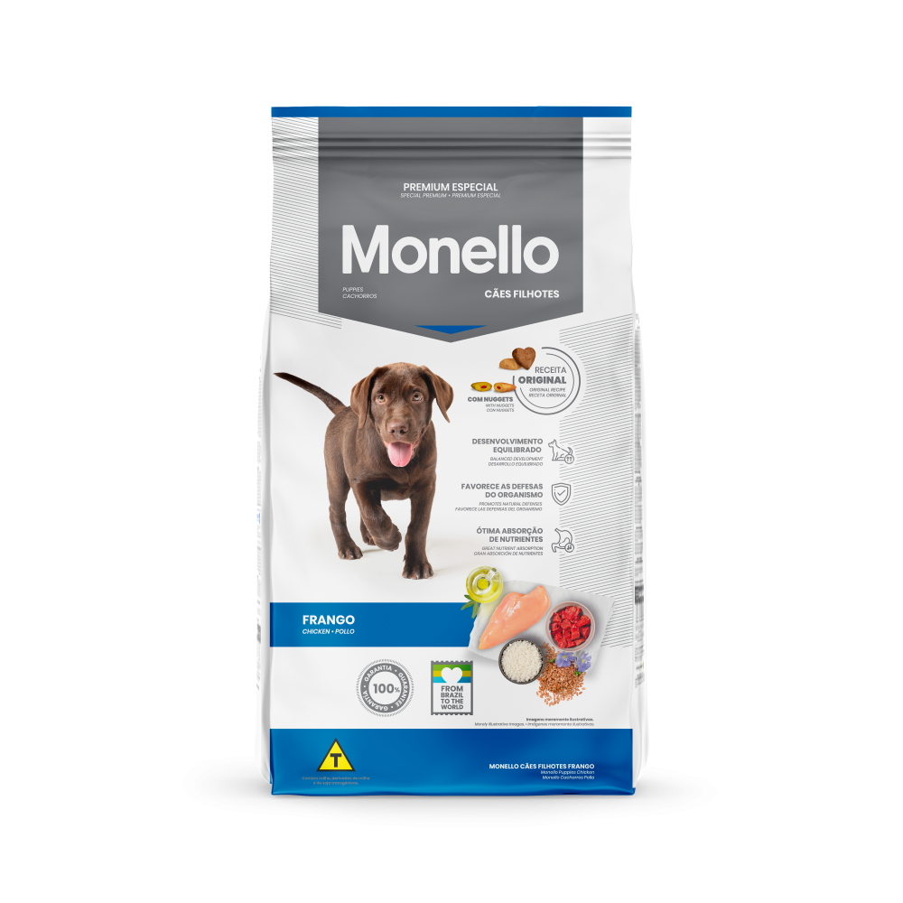 Monello Concentrado para Cachorro Pollo 25kg