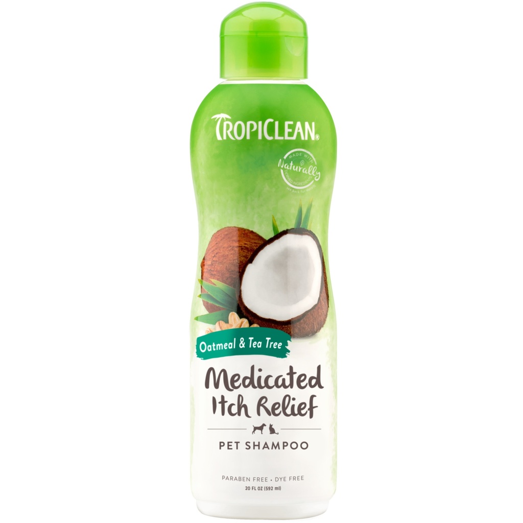 Tropiclean Shampoo Oatmel & Tea Tree (Medicated Itch Relief)