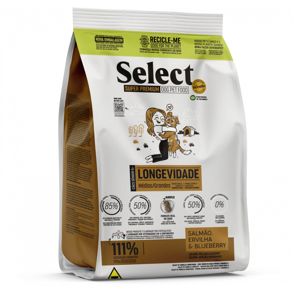 Monello Select Senior 5+Razas Medianas y Grandes 15kg