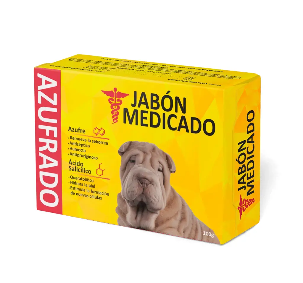 Jabón azufrado medicado