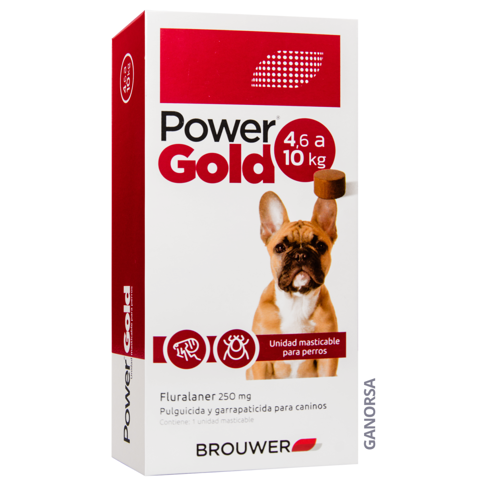 Power Gold Pastilla Antipulgas para Perros de 4.6 a 10kg