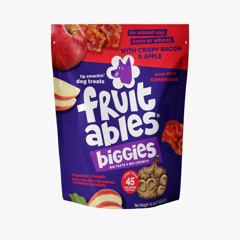 Fruitables Biggies para Perro (Manzana y Tocino)