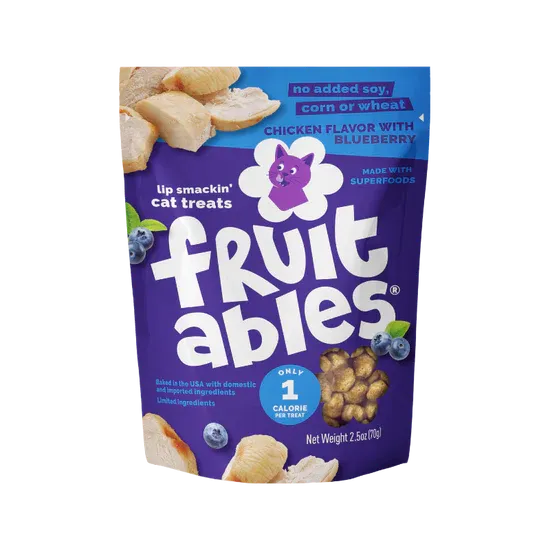 Fruitables Treats Para Gato (Pollo y Arándanos)