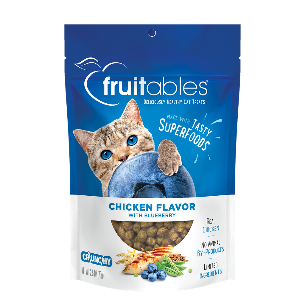 Fruitables Treats Para Gato (Pollo y Arándanos)