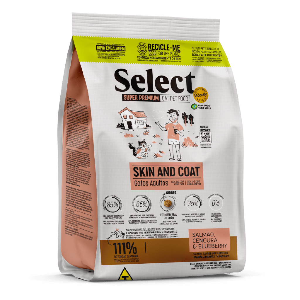 Monello Select Concentrado para Gato (Skin & Coat) 1.5kg
