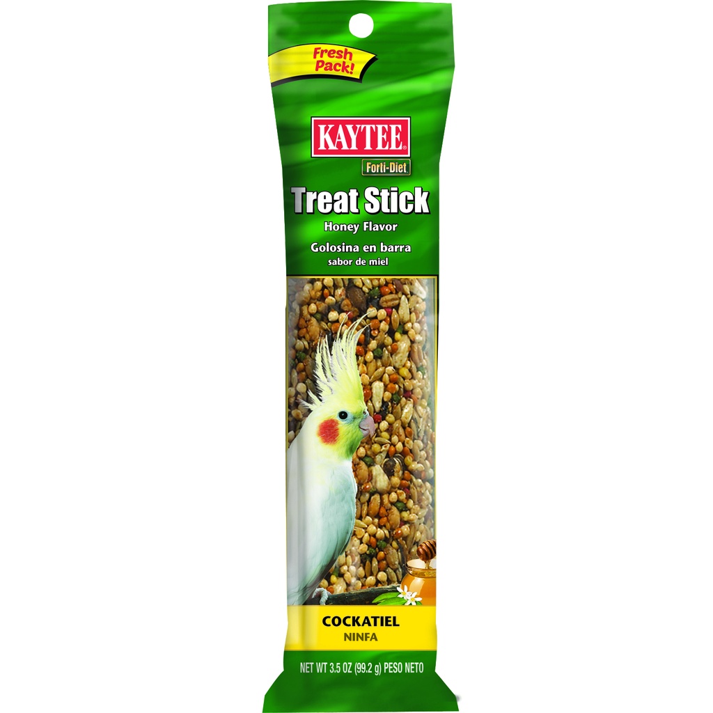 Kaytee treat/golosina en barra sabor a miel para ninfas/cocotilos