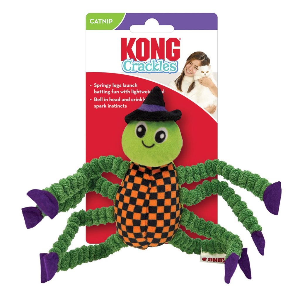 Kong Halloween Crackles Spider 