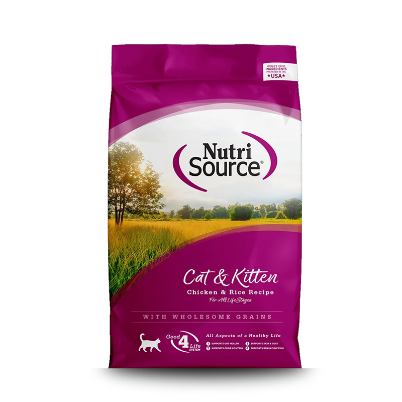 NutriSource Cat & Kitten (Chicken & Rice) 12lb
