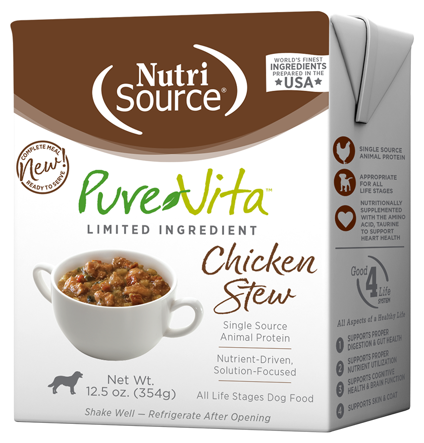 NutriSource Comida Húmeda para perro estofado de pollo
