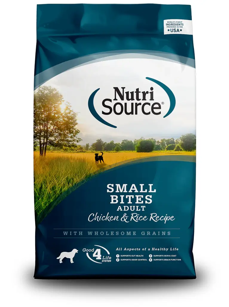 NutriSource (Small Bites Adult Chicken & Rice) 12lb  