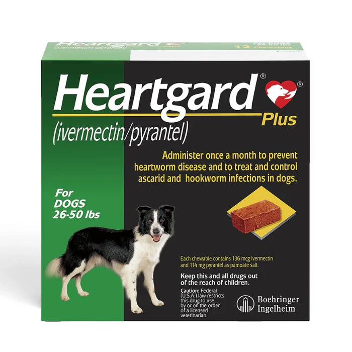 Heartgard desparasitante para perros de 12 a 22kg (1 pastilla)