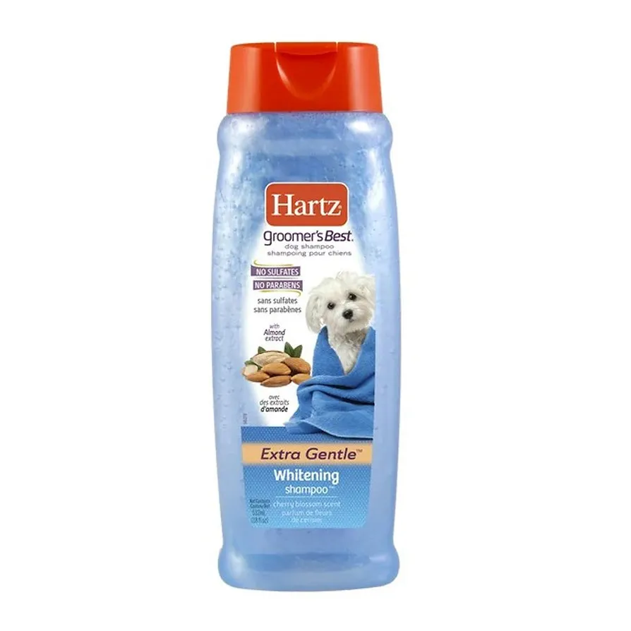 Hartz Groomer's Best Whitener Shampoo - Para perritos de colores claros y blancos 18oz