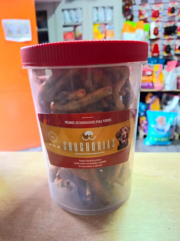 Bote de patitas deshidratadas de pollo 