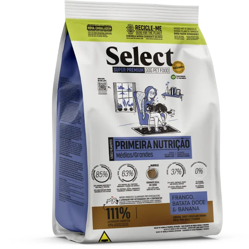 Monello Select concentrado para cachorros razas medianas y grandes 15kg