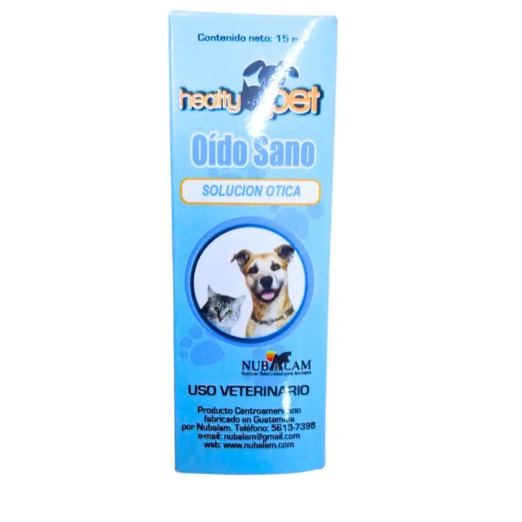 Nubalam solución otica / Gotas oticas para perro oido sano